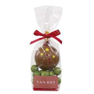 Hollow Milk Trees & Gold Milk Chocolate Balls Assortment 120g